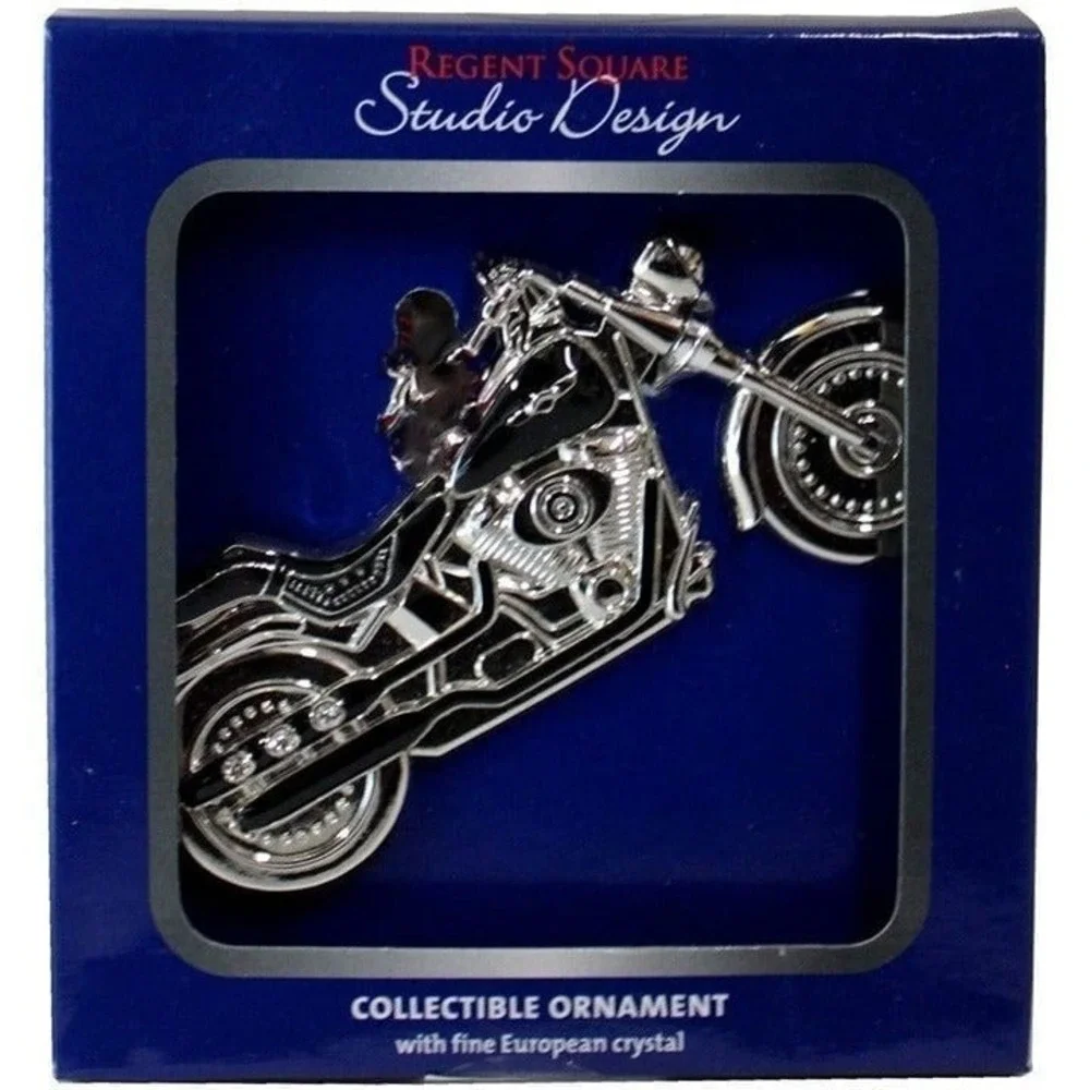 NEW Regent Square Dazzling Dea Studio Design MOTORCYCLE Collectible Ornament